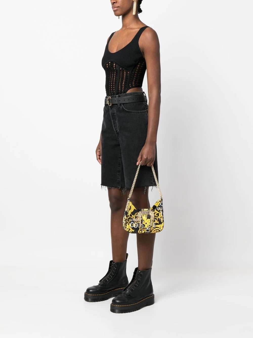 Versace Jeans Couture Couture-print shoulder bag - Image 2
