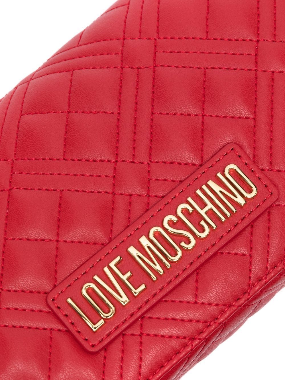 Love Moschino quilted faux-leather crossbody bag - Image 4