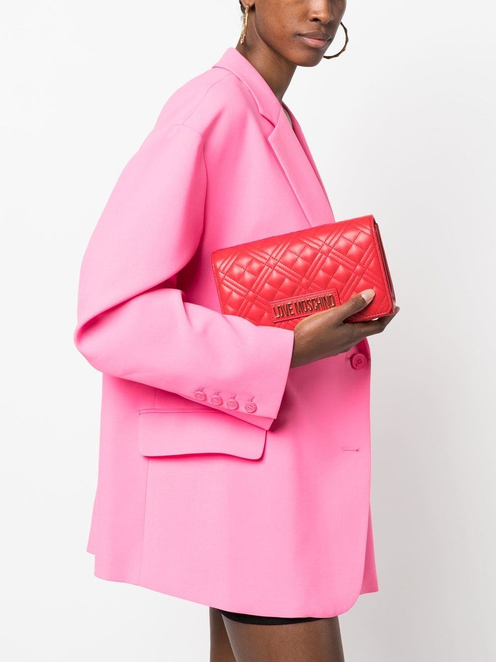 Love Moschino quilted faux-leather crossbody bag - Image 2