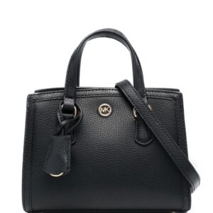 Michael Kors logo-plaque leather tote bag