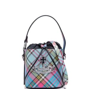 Vivienne Westwood  Daisy tartan bucket bag