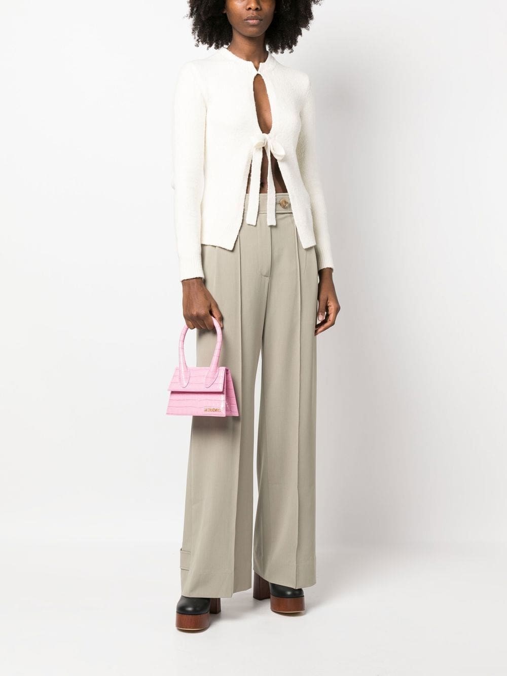 Jacquemus logo-plaque tote bag - Image 2