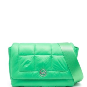 Michael Michael Kors logo-plaque quilted crossbody bag