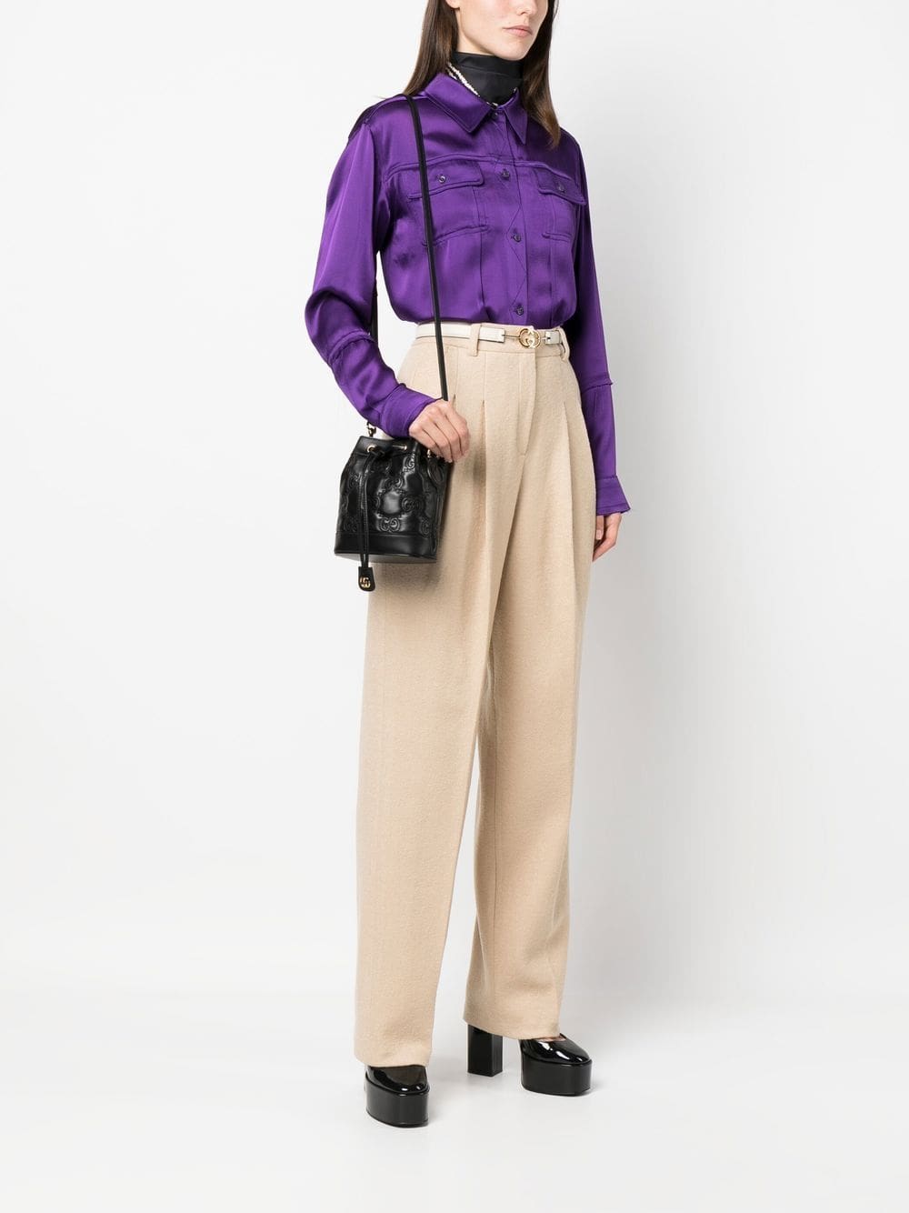 Gucci GG matelassé bucket bag - Image 2