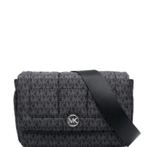 Michael Michael Kors  monogram-print quilted shoulder bag