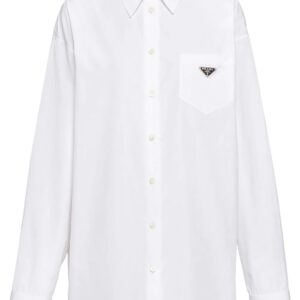 Prada  patch-pocket poplin shirt