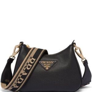 Prada logo-strap cross body bag