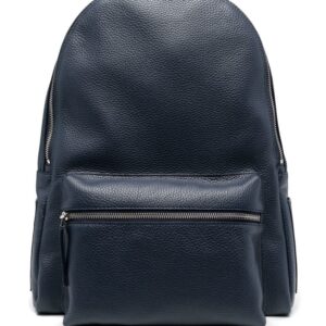 Orciani logo zipped backpack
