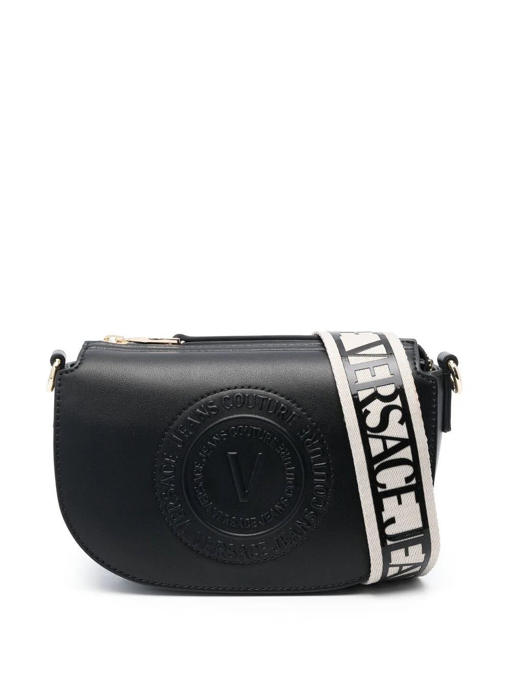 Versace Jeans Couture embossed-logo satchel bag