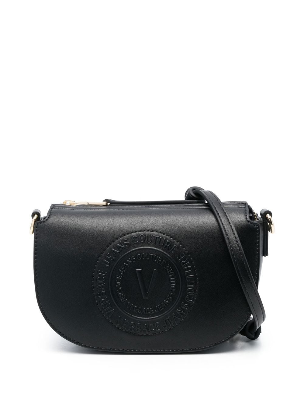 Versace Jeans Couture embossed-logo satchel bag - Image 4