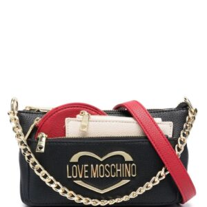 Love Moschino logo-plaque tote bag