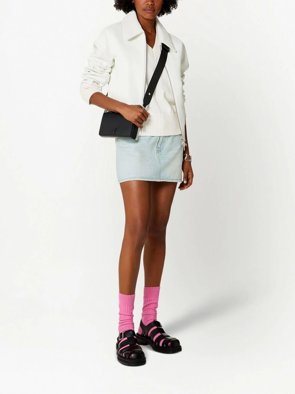 AMI Paris Ami de Coeur monogram crossbody bag - Image 2