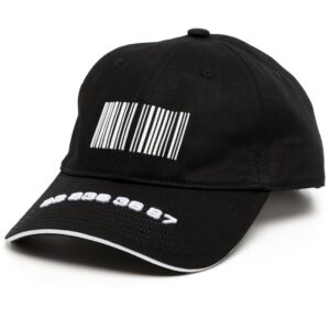 VTMNTS barcode-print baseball cap