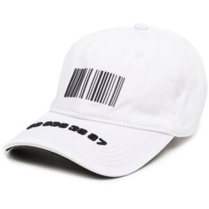 VTMNTS barcode-print baseball cap