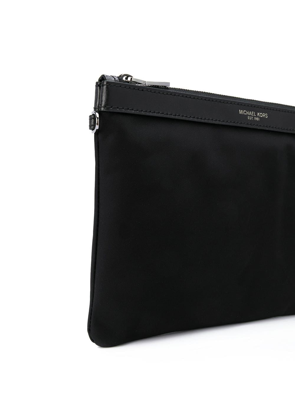 Michael Michael Kors logo-stamp leather clutch bag - Image 3