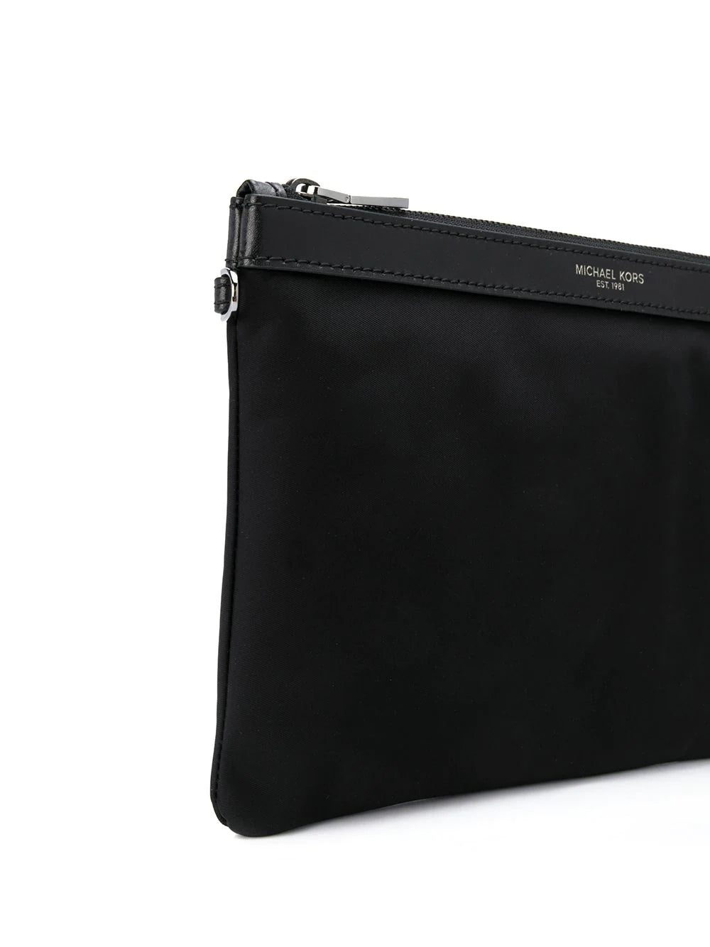 Michael Michael Kors logo-stamp leather clutch bag - Image 3