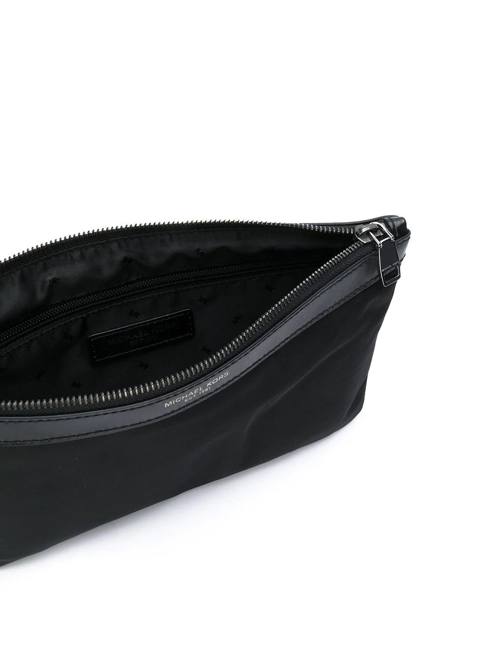 Michael Michael Kors logo-stamp leather clutch bag - Image 4