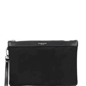 Michael Michael Kors  logo-stamp leather clutch bag