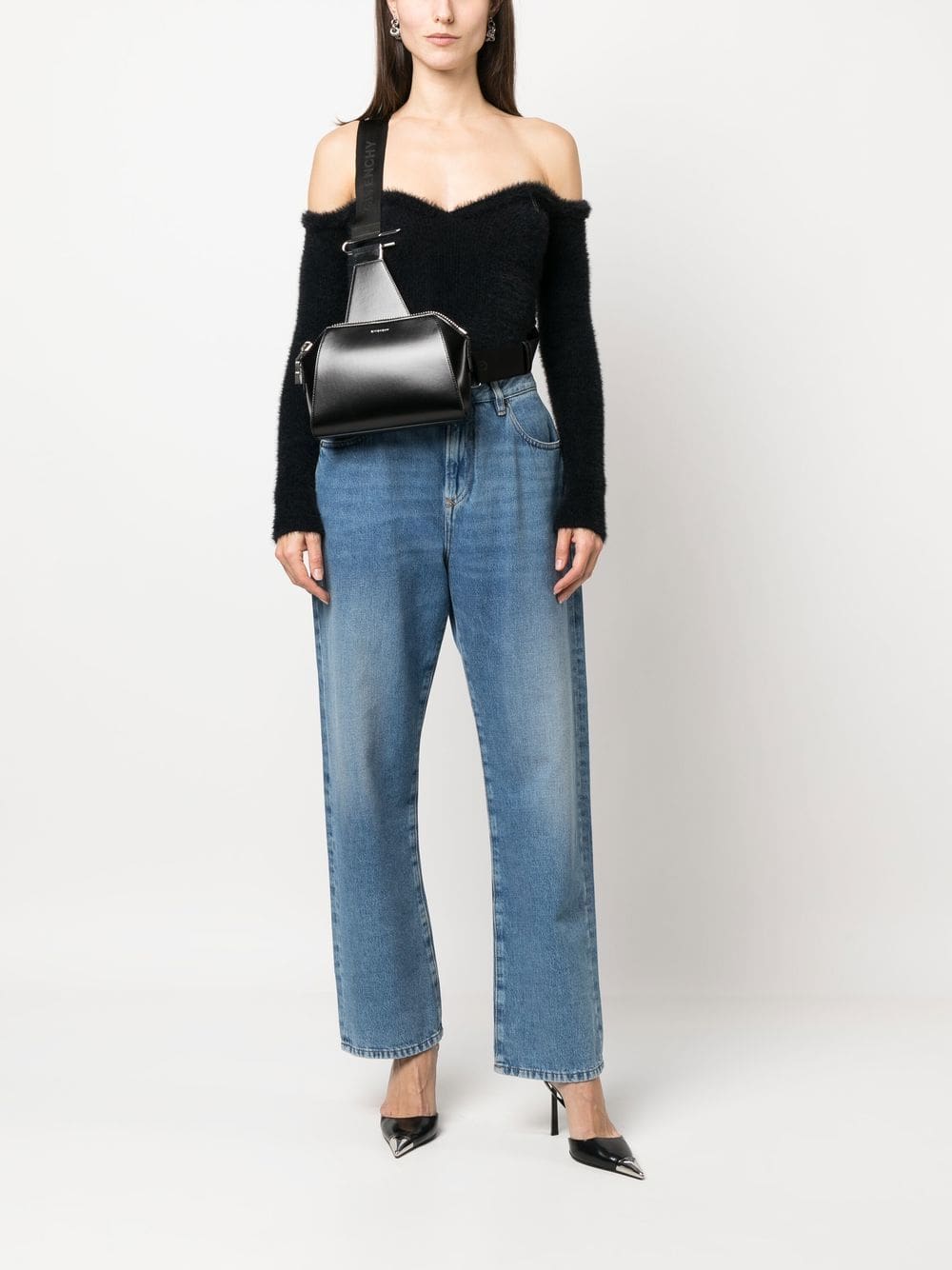 Givenchy logo-print leather crossbody bag - Image 2