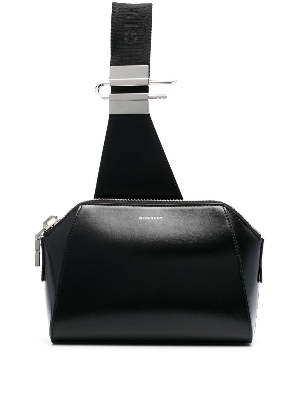 Givenchy logo-print leather crossbody bag