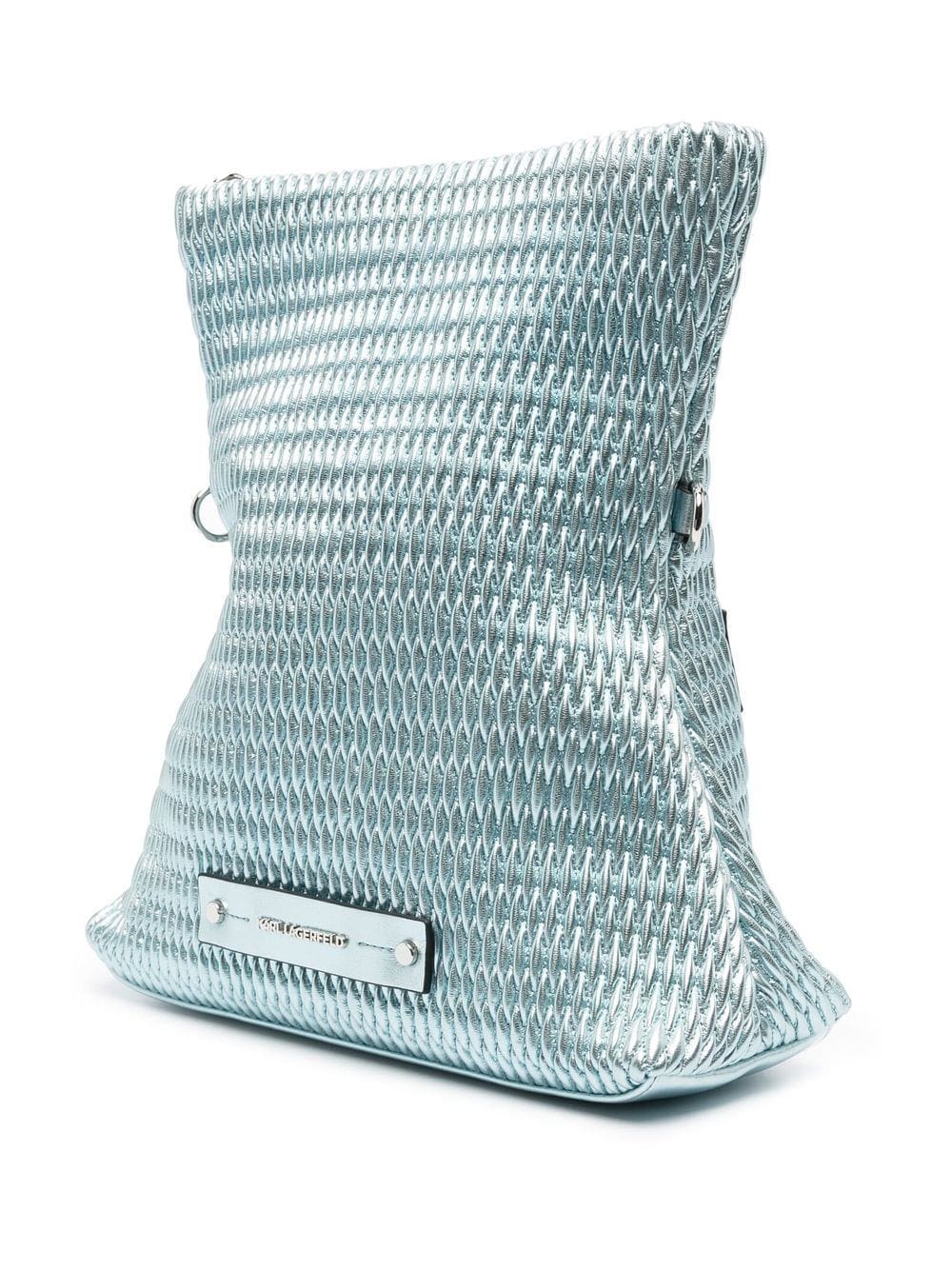 Karl Lagerfeld logo patch chain-link tote bag - Image 3