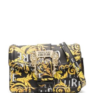 Versace Jeans Couture Barocco buckle logo-print print tote bag
