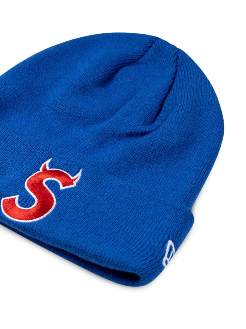Supreme x New Era S Logo beanie hat - Image 2