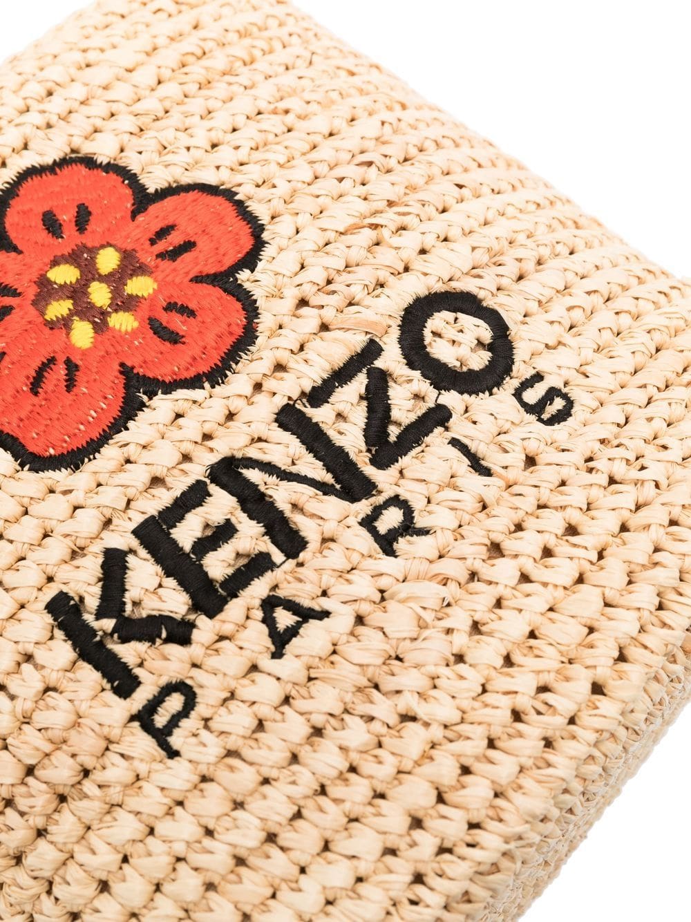 Kenzo Boke Flower straw crossbody bag - Image 4