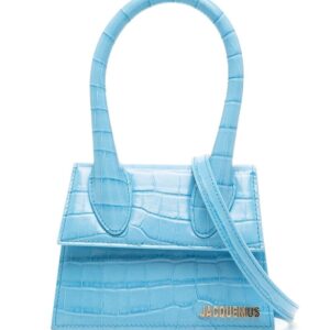 Jacquemus Le Chiquito crocodile-embossed tote bag