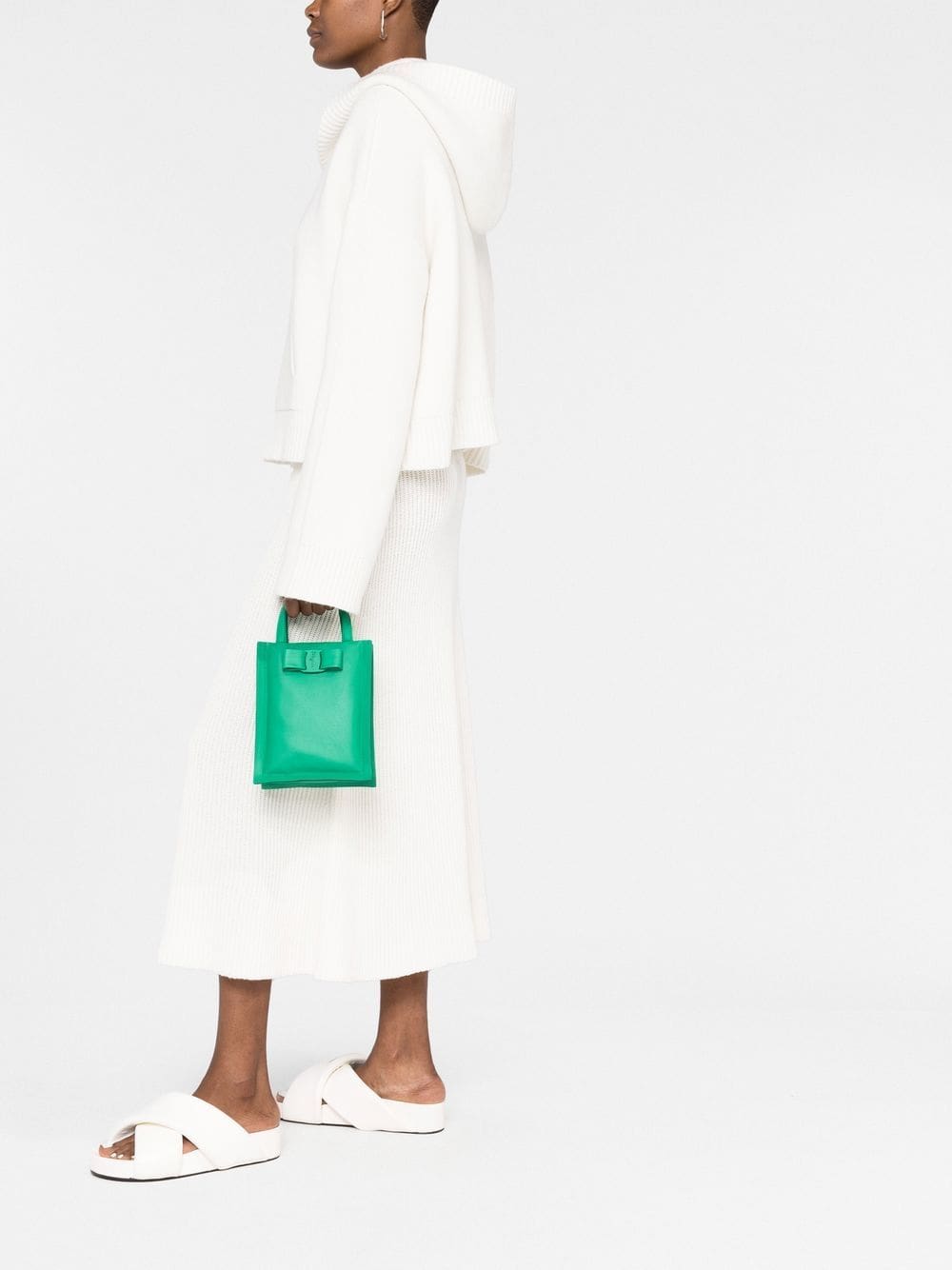 Ferragamo Viva bow mini leather tote bag - Image 2