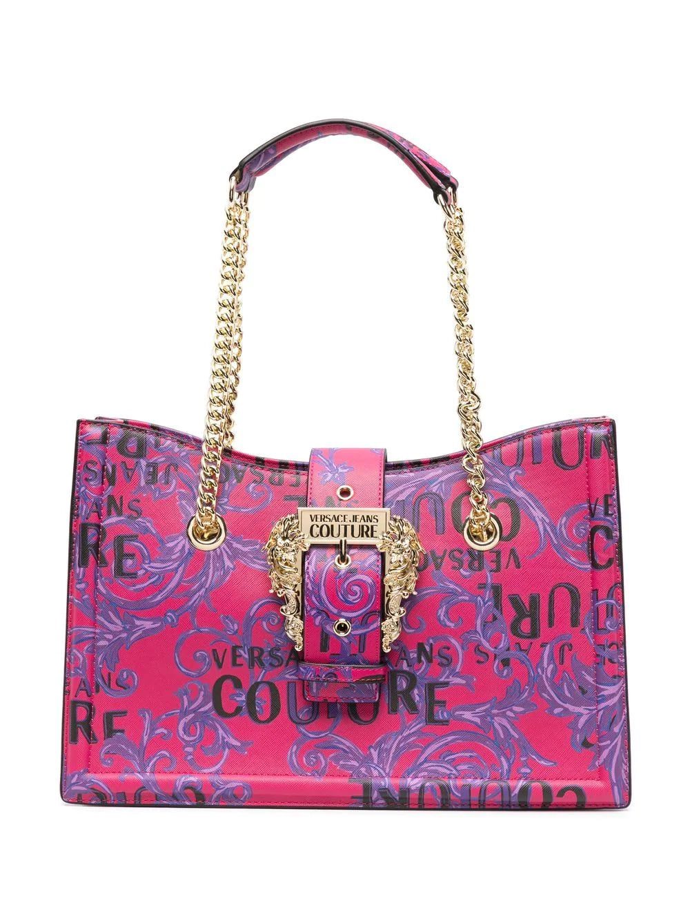 Versace Jeans Couture barocco print tote bag