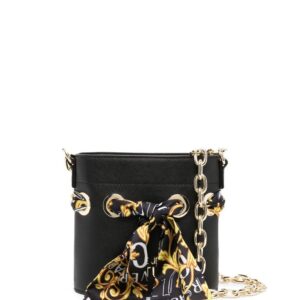 Versace Jeans Couture scarf-embellished crossbody bag