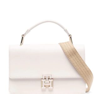 Tommy Hilfiger  fold over logo clasp tote bag