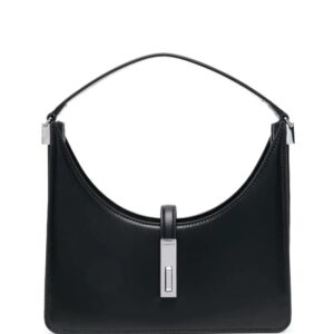 Calvin Klein logo-engraved shoulder bag