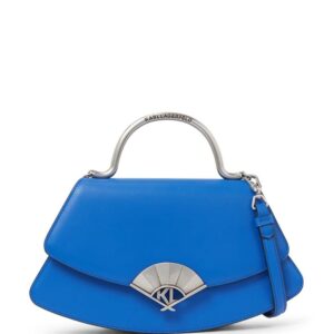 Karl Lagerfeld Archive Fan leather crossbody bag