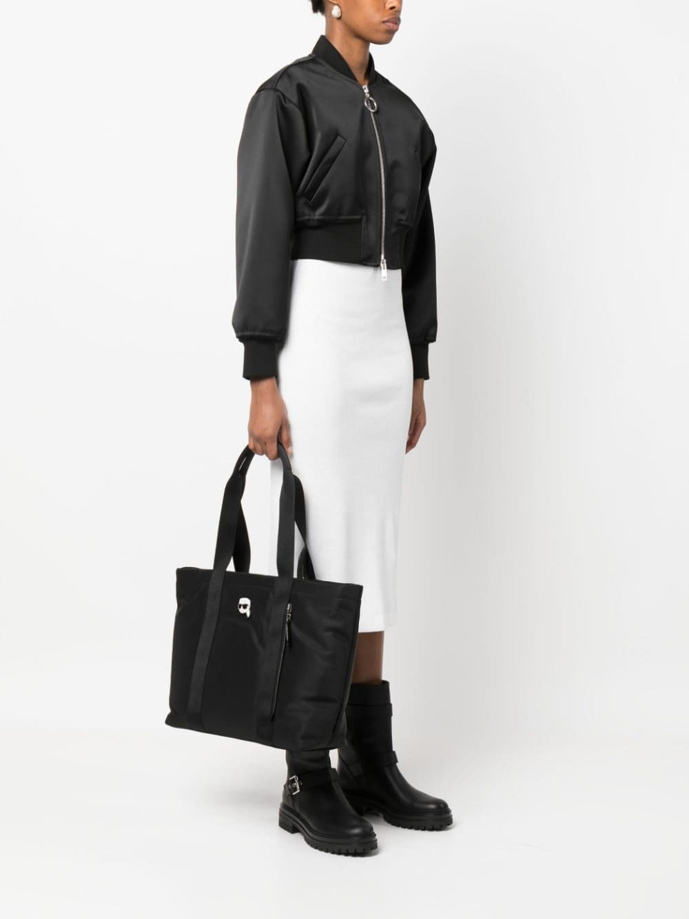 Karl Lagerfeld Ikonik zip-top tote bag - Image 2