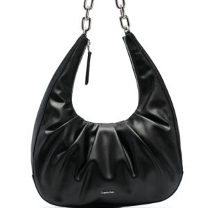 Calvin Klein ruched chain-link shoulder bag