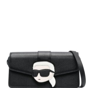 Karl Lagerfeld K/Ikonik 2.0 leather shoulder bag