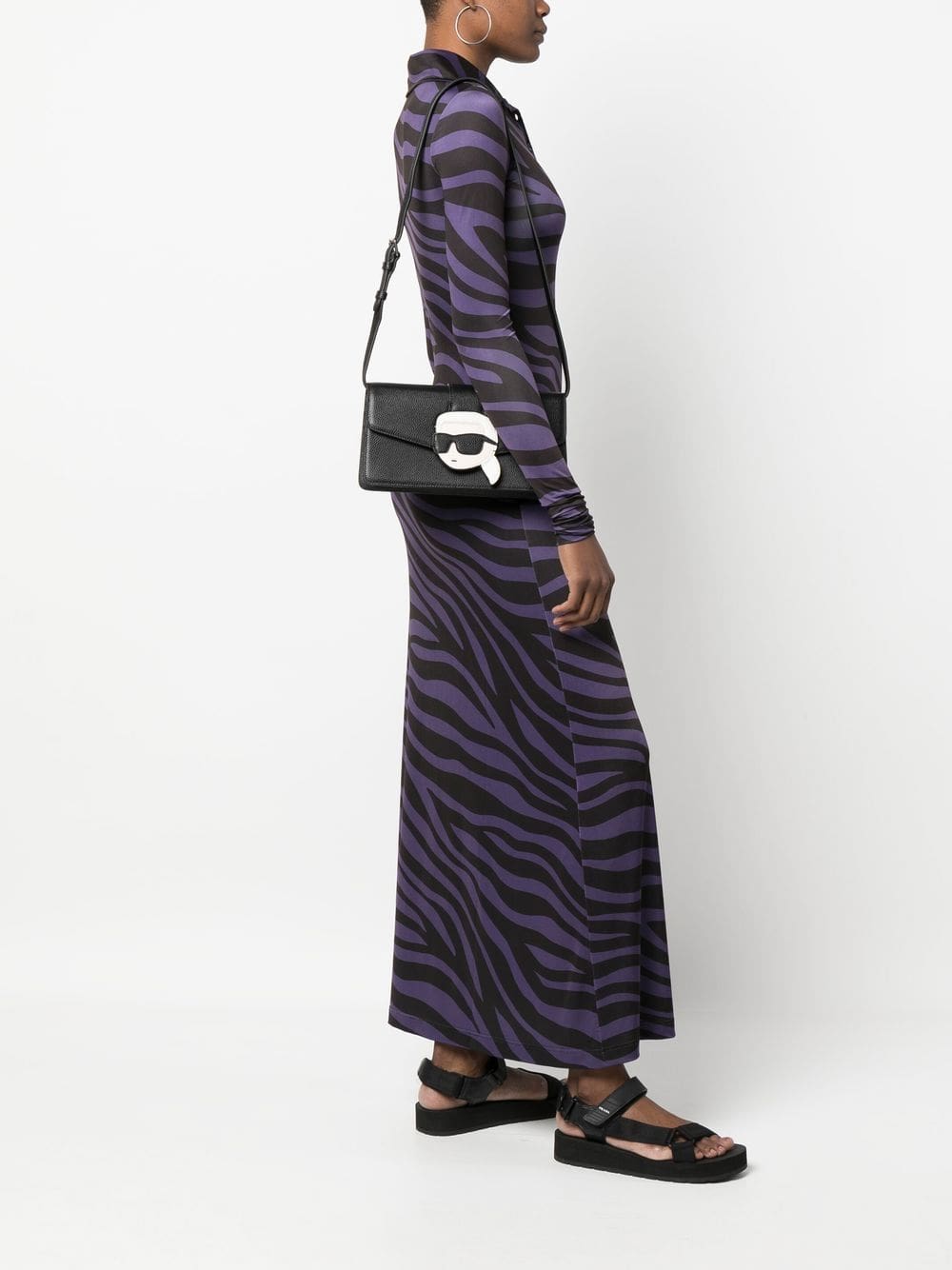 Karl Lagerfeld K/Ikonik 2.0 leather shoulder bag - Image 2