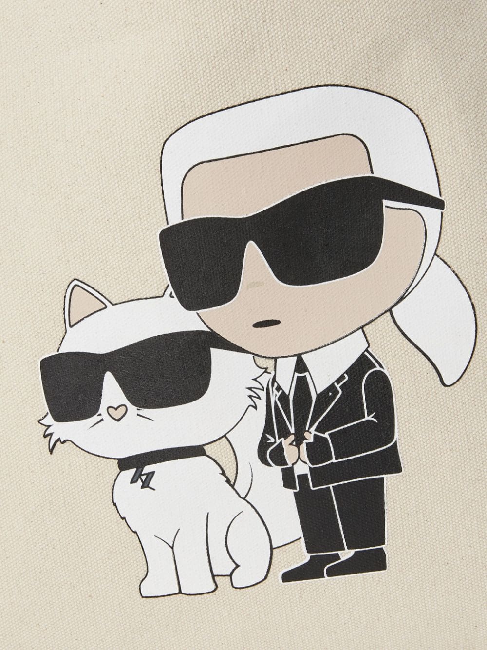 Karl Lagerfeld Ikonik Karl & Choupette tote bag - Image 5