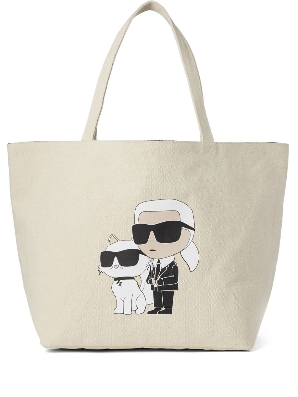 Karl Lagerfeld Ikonik Karl & Choupette tote bag