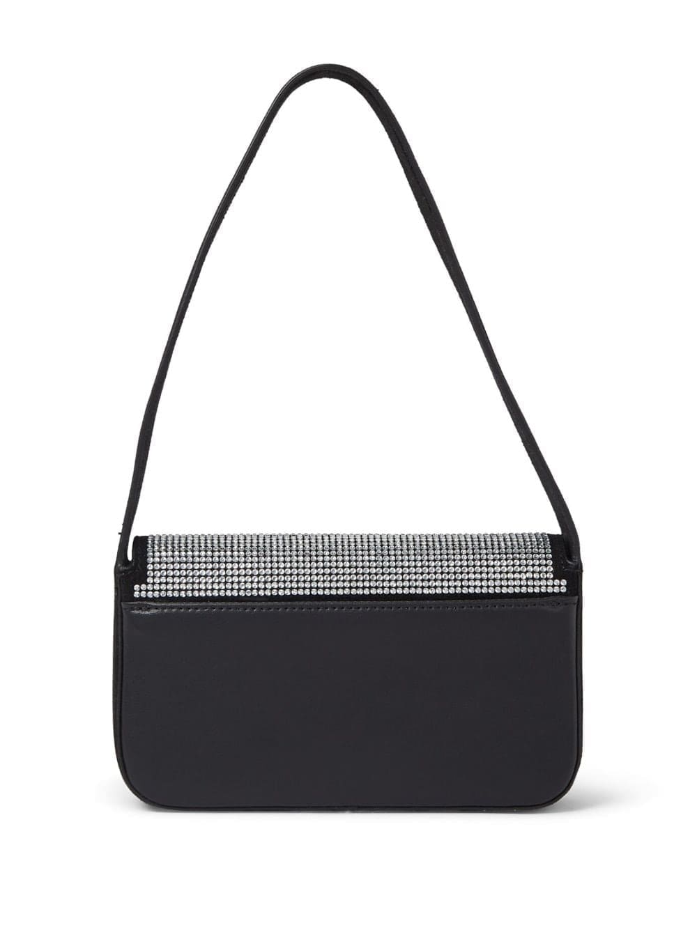 Karl Lagerfeld IKON K small Flap crystal-embellished shoulder bag - Image 2