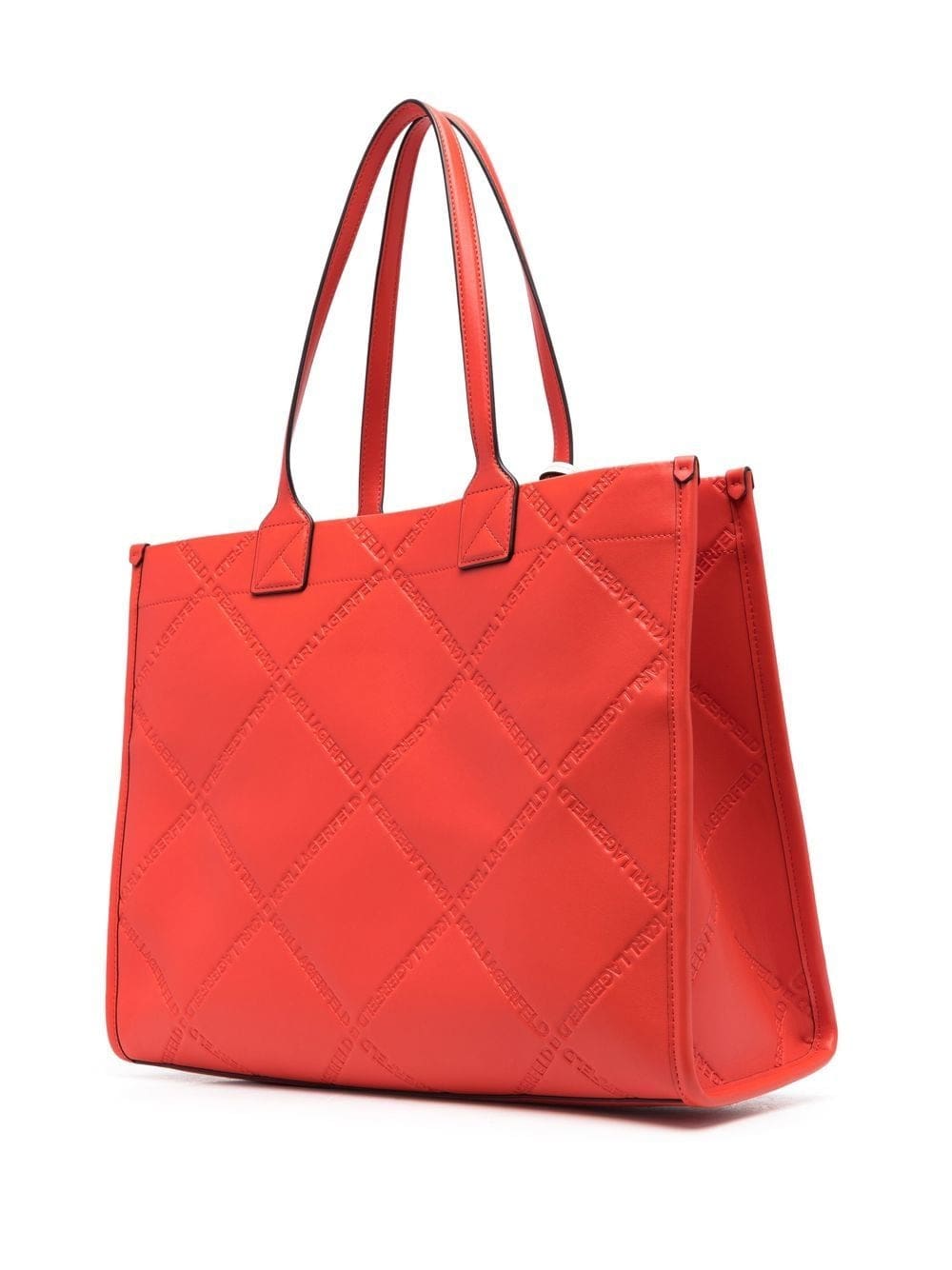 Karl Lagerfeld large K/Skuare embossed tote bag - Image 3