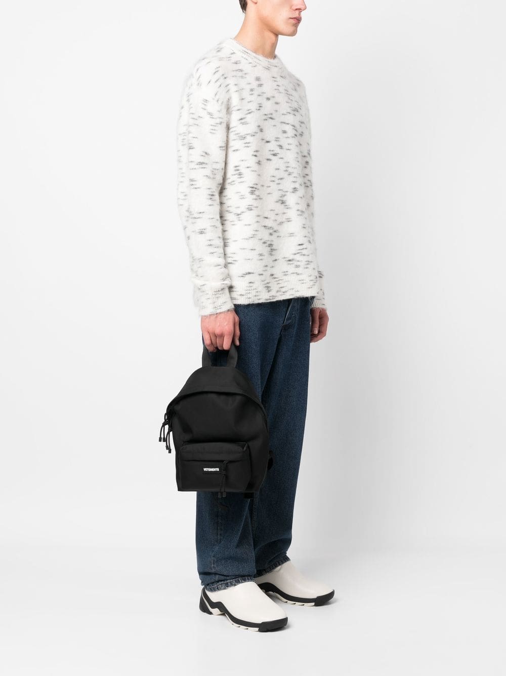 VETEMENTS logo-plaque backpack - Image 5