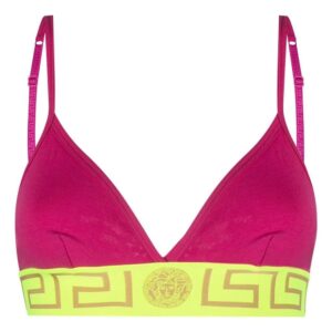 Versace  Greca-print bra