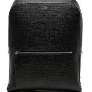 Smythson grained-calf leather backpack