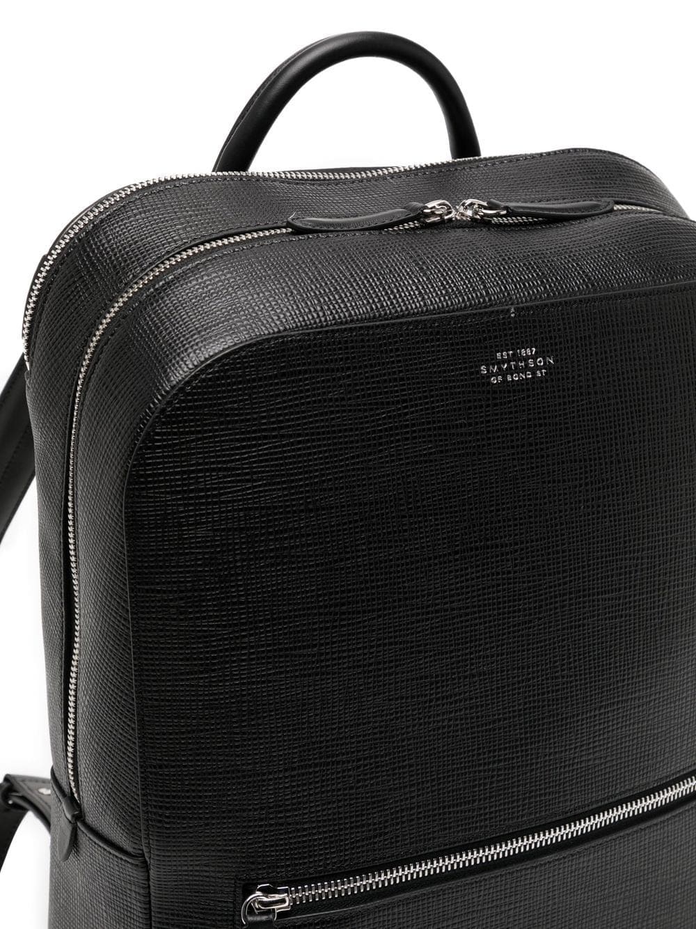 Smythson grained-calf leather backpack - Image 4