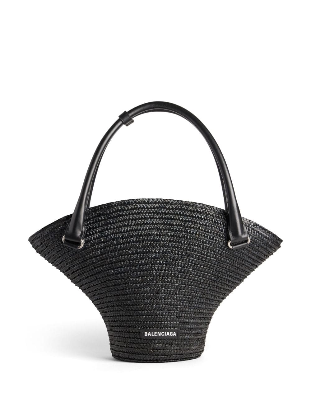 Balenciaga medium Beach raffia tote bag - Image 2
