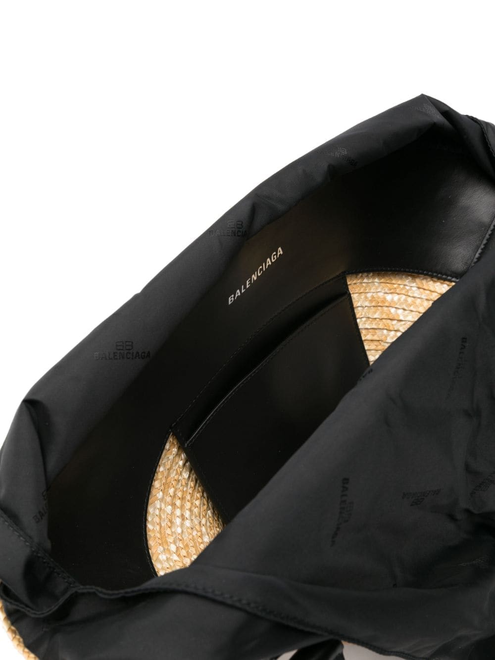 Balenciaga medium straw tote bag - Image 5