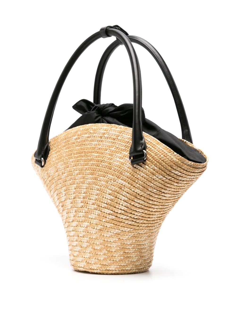 Balenciaga medium straw tote bag - Image 3